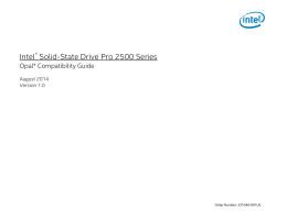 Intel® Solid-State Drive Pro 2500 Series Compatibility Guide