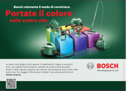 Portate il colore - Bosch paint systems