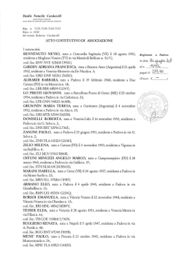 Scarica il nostro statuto in formato pdf.