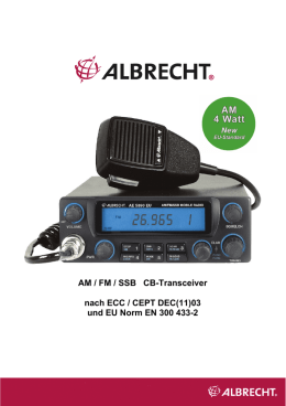 AE 5890 EU Anleitung - Benson`s CB