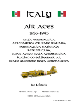 italy-ww2 - Jan J. Safarik: Air Aces