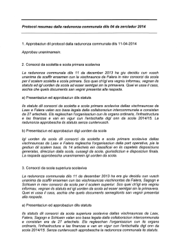 Protocol resumau dalla radunonza communala dils 04 da zercladur