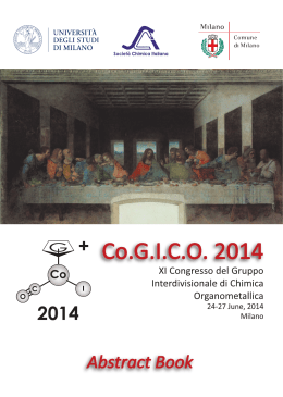 Abstract Book - Co.GICO 2014 - Università degli Studi di Milano