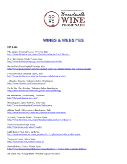 WINES & WEBSITES