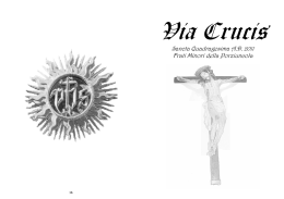 Via Crucis - libretto - Assisi OFM - Sito ufficiale dei Frati Minori dell