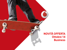 NOVIT&Agrave; OFFERTA Vodafone