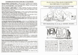 inf ormazi uns pur c ur vara y calfosch
