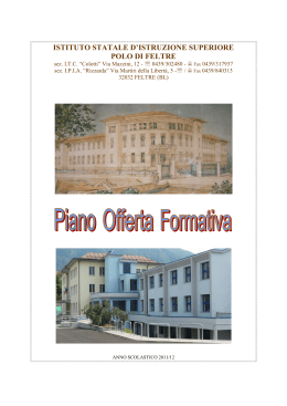 istituto statale d`istruzione superiore polo di feltre