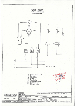 schema elettrico wiring diagram schema electrique