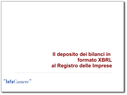Presentazione InfoCamere al Seminario Bilanci XBRL con risposte
