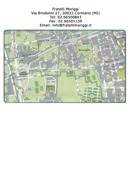 Via Brodolini 27, 20032 Cormano (MI)