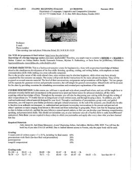 ITA 2952 Syllabus - Florida Atlantic University