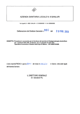 Deliberazione n.396 del 20-05-2013