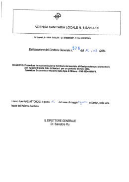 Deliberazione n.576 del 12-08-2014