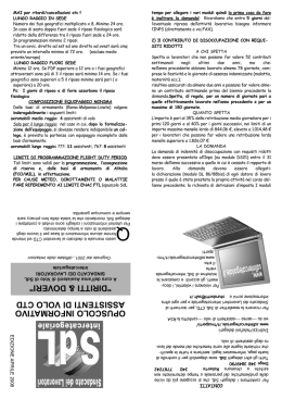 OPUSCOLO INFORMATIVO ASSISTENTI DI VOLO CTD "DIRITTI