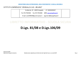 Opuscolo Informativo Emergenze SenigalliaSUD