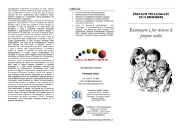 Brochure Psicogenealogia e Costellazioni Familiari