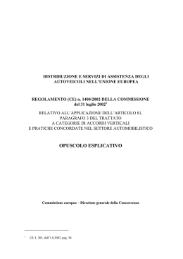 opuscolo esplicativo