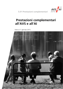 5.01 – Prestazioni complementari all`AVS e all`AI