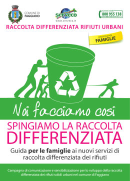 Opuscolo Famiglie Faggiano