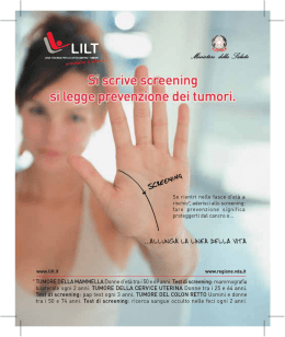 Opuscolo - lilt valle d`aosta