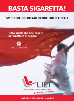 Scarica il pdf - Lega Italiana per la Lotta contro i Tumori