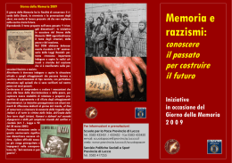 opuscolo nostro memoria