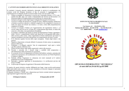 Opuscolo informativo sulla sicurezza - IIS "G. Dalmasso"