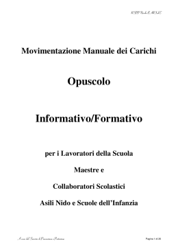 Opuscolo Informativo/Formativo - Istituto Comprensivo di Lanzo