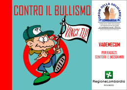 OPUSCOLO BULLISMO3 - Scuola Media Statale &ldquo;Luigi Majno&rdquo;