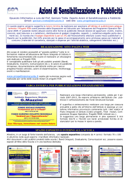 Brochure PON - Progettoponscuola.it