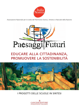Scarica l`opuscolo con i progetti delle scuole
