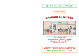 OPUSCOLO BAMBINI AL MUSEO a.s.2007-2008