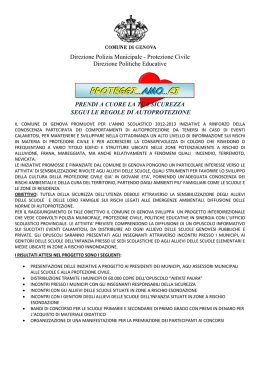 Il progetto - Comune di Genova.