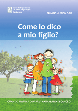 Opuscolo come lo dico a mio figlio