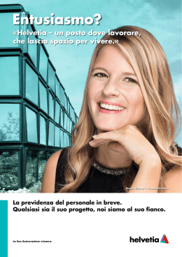 La previdenza personale in breve - opuscolo