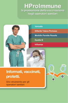 opuscolo informativo - EpiCentro