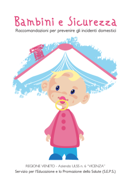 Opuscolo &ldquo;Bambini e Sicurezza&rdquo;