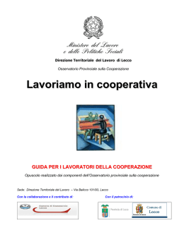 Opuscolo in Italiano - CGIL