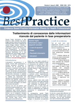 Trattenimento di conoscenze dalle informazioni ricevute dal