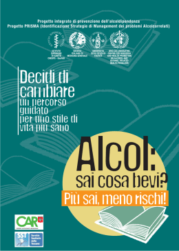 Decidi di cambiare - Societ&agrave; Italiana di Alcologia