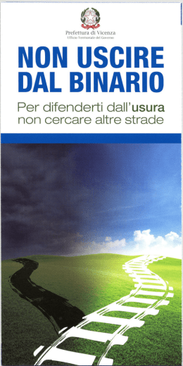 non uscire dal binario