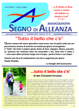 Scarica il giornalino di dicembre 2015