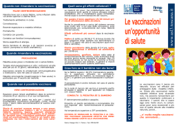 Brochure Informativa - Azienda USL 3 Pistoia