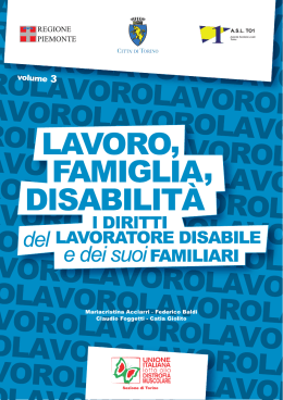 Lavoro, famiglia, disabilità. I diritti del lavoratore disabile e dei suoi