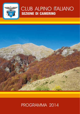 opuscolo - Universit&agrave; degli Studi di Camerino