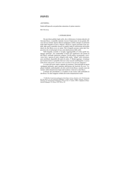 &laquo;Severino&raquo;: Studio dell`opuscolo con particolare attenzione al