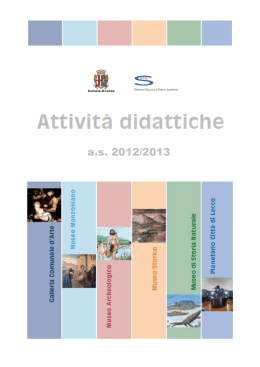 Opuscolo didattica 2012-13 - Ufficio scolastico regionale per la