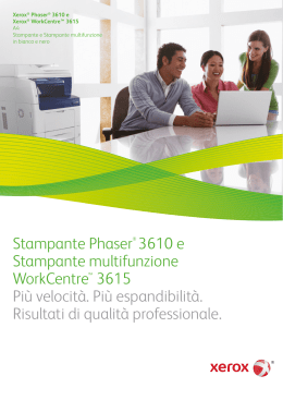 Xerox Phaser 3610 / WorkCentre 3615 Brochure: Stampante Bianco