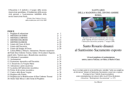 Scarica l`Opuscolo Santo Rosario dinanzi al